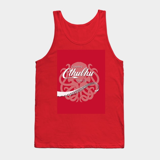 Cosmic Cthulhu Classic - A Parody. Tank Top by OriginalDarkPoetry